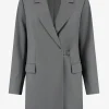 Blazer jurk met reverskraag en klepzakken