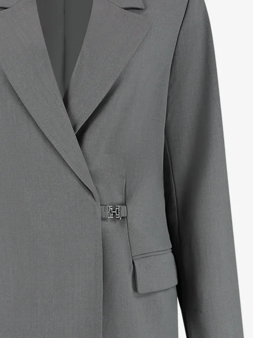 Blazer jurk met reverskraag en klepzakken