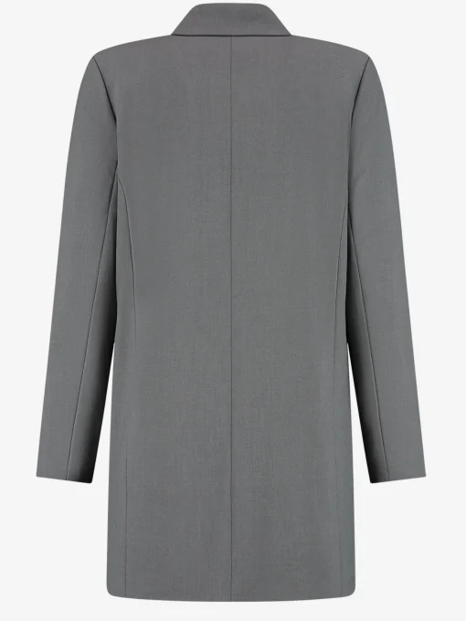 Blazer jurk met reverskraag en klepzakken