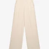 High rise broek met split