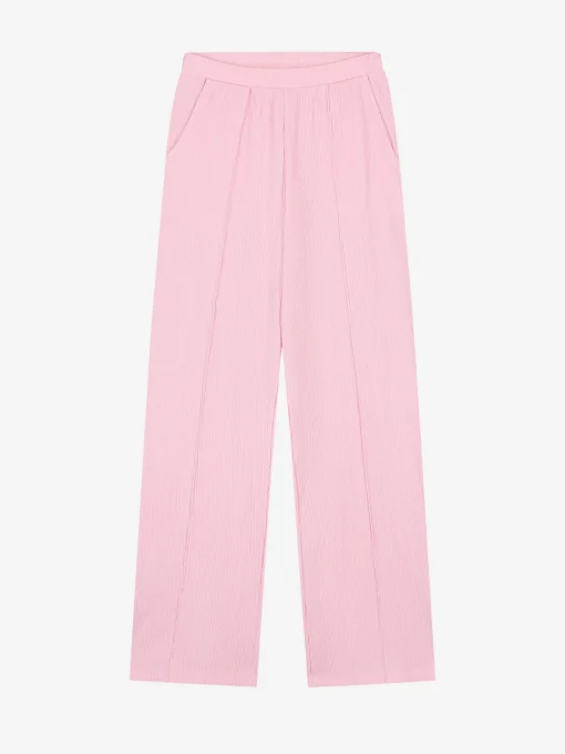 High rise broek met split