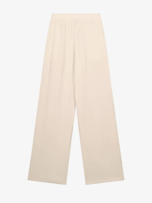 High rise broek met split