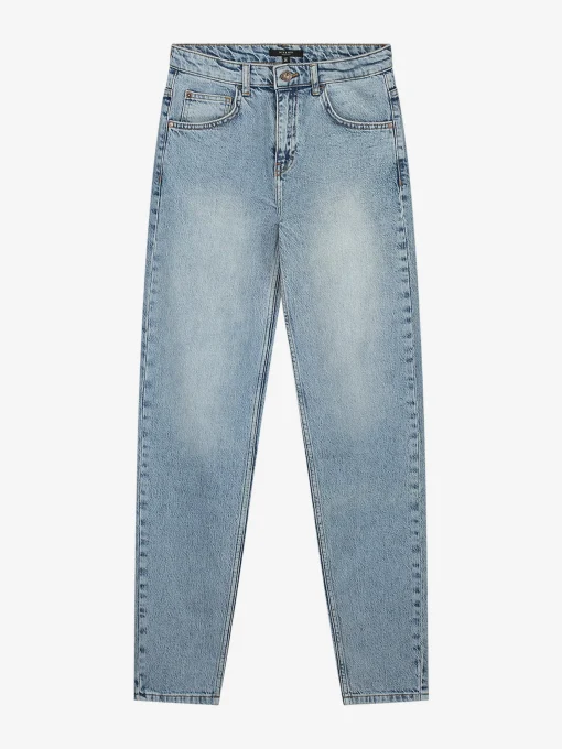 Mid rise denim jeans