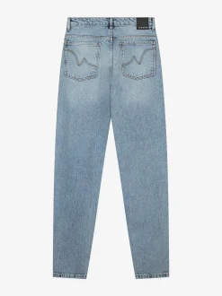 Mid rise denim jeans