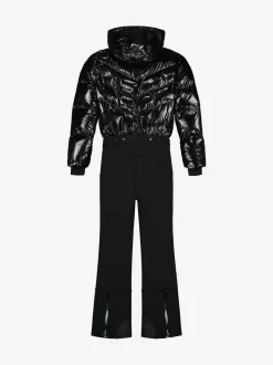Ski jumpsuit met capuchon en verstelbare taille