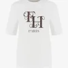 T-shirt met panterprint FH logo